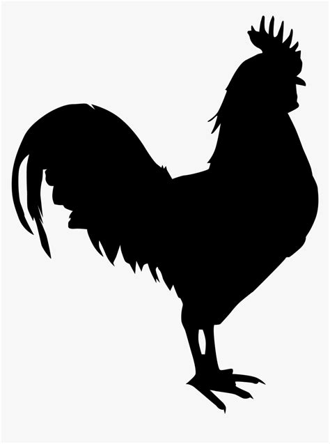 transparent rooster clipart rooster silhouette svg hd png