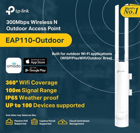 tp link omada eap outdoor mbps wireless  outdoor access point