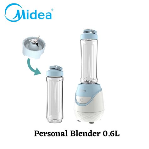 midea personal blender 0 6l mbl 1000 ~ 2 personal jars ready stocks