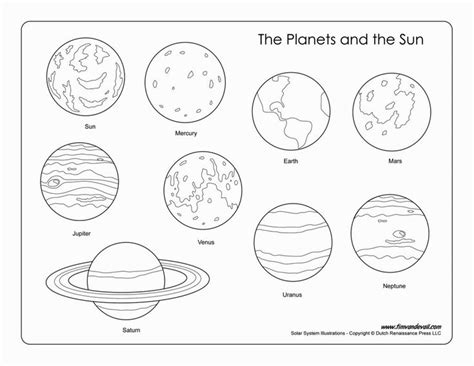 planets coloring page solar system coloring pages solar system