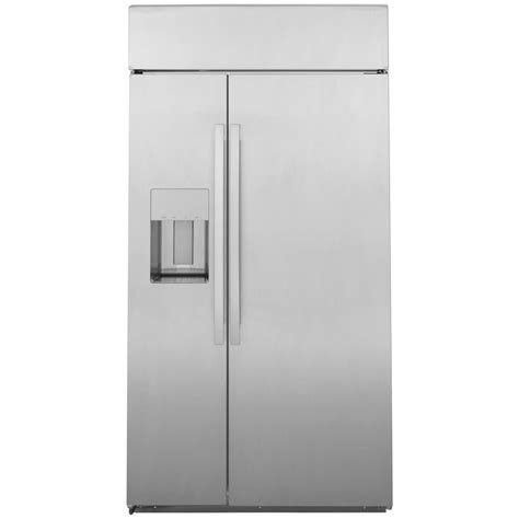 ge appliances ge profile series  smart built  side  side refrigerator  dispenser