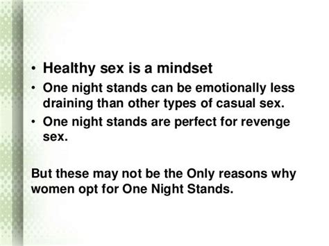 One Night Stands Casual Sex Vs Sex In Relationship