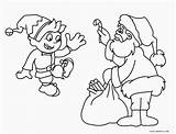 Elf Coloring Pages Christmas Printable Cool2bkids Kids sketch template