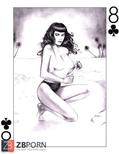 erotic playing cards six betty page for zb porn