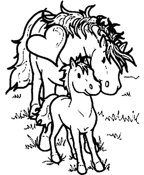 kawaii horse coloring page coloring home