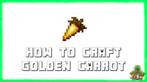 minecraft    craft golden carrots  youtube