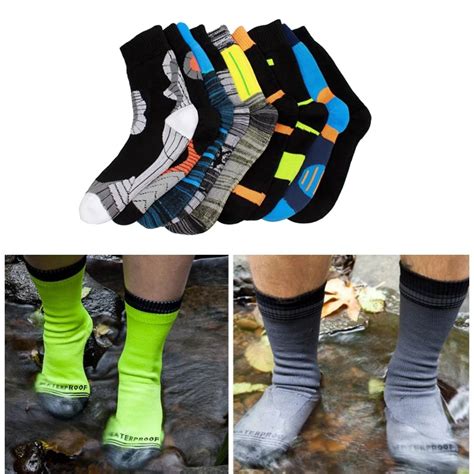 koop hoge kwaliteit outdoor waterdichte sneeuw sokken mannen fietsen sokken