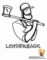 Bunyan Lumberjack sketch template