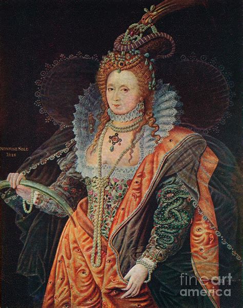 queen elizabeth drawing  print collector fine art america