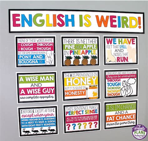 tips  decorating english classrooms  teens secondary sara