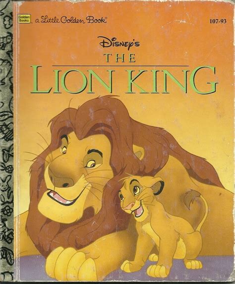 lion king walt disney justine korman hardcover  golden book children young adults