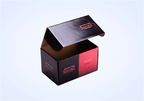 custom digital printed cardboard boxes silver edge packaging