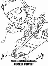 Rocket Power Coloring Pages Coloringpages1001 Tv Para sketch template