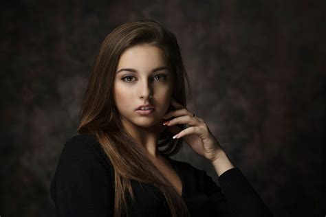 wallpaper jana tsvetkova brunette sexy girl russian girl portrait