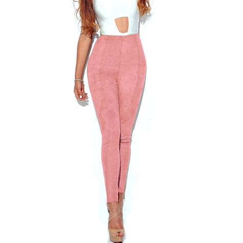 popular pink leather pants buy cheap pink leather pants lots  china