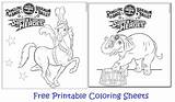 Ringling Barnum Super sketch template