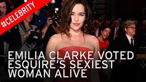 Emilia Clarke Poses Naked On Bed As She S Named Sexiest