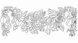 Drawing Dxf Autocad Paintingvalley Flower Dwg Drawings Antique sketch template
