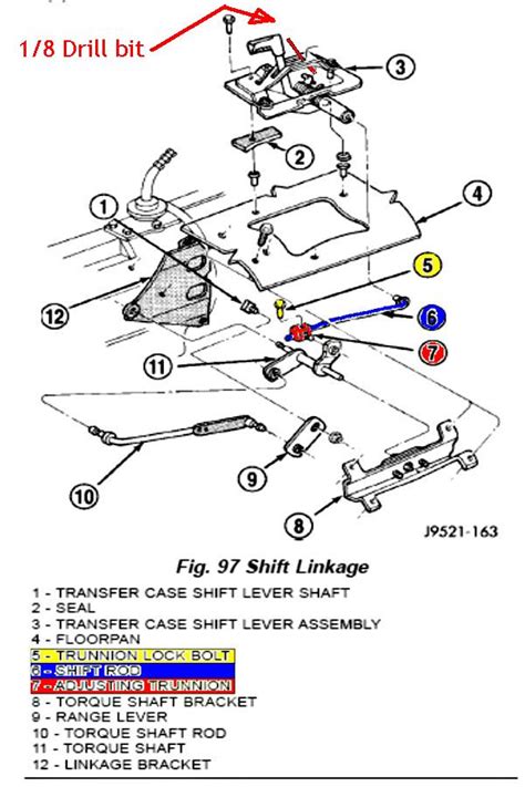 put  jeep  wd  handle lost  tension   stuck  neutral shift