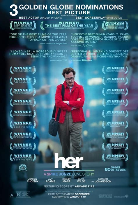 Affiche Du Film Her Photo 12 Sur 32 Allociné