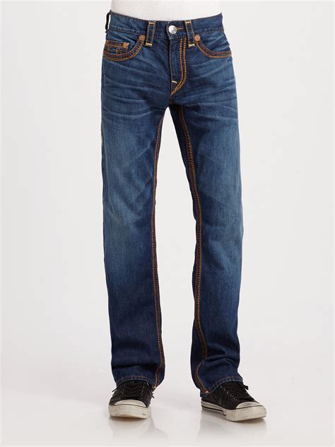 true religion billy big qt bootcut jeans in blue for men lyst