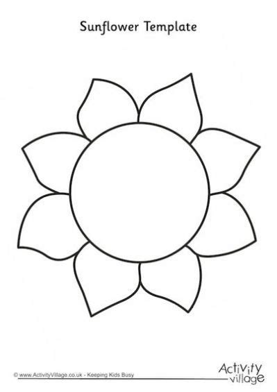 yahoo image search sunflower template sunflower crafts flower