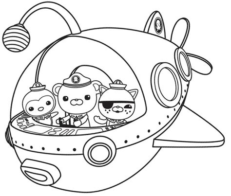 octonauts tunip coloring sheets coloring pages