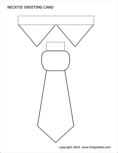 tie template  printable templates