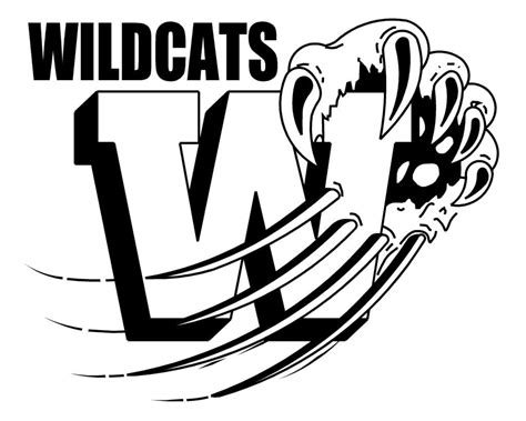 wildcat mascot clip art    school mascot spirit shirts
