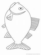 Fisch Fische Ausmalbilder Malvorlage Malvorlagen A4 Kinder Tiere Kostenlose Koi sketch template