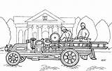 Fire Truck Coloring Trucks Pages Engine First Transport 1904 Century Cars Print Colorkid sketch template