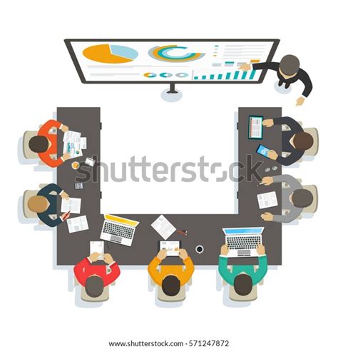 business seminar consultant provides training on stock vector royalty