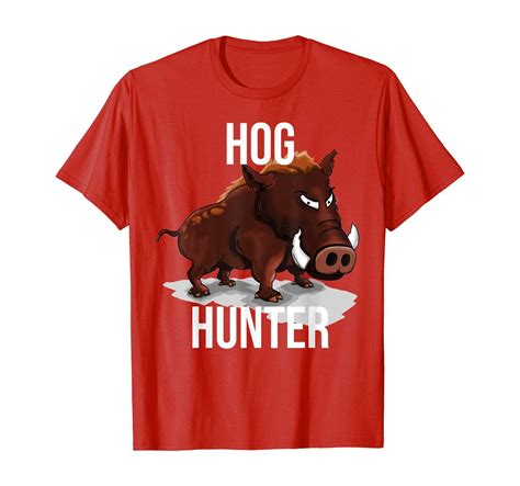 amazoncom hog hunter wild boar hog hunting  shirt clothing hunting tshirts hog hunting