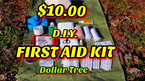 aid kit diy dollar tree gear tips trick youtube