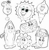 Summer Coloring Pages Colouring Kids Season Drawing Fun Color Clipart Winter Clothes Summertime Preschool Printable Realistic People Sheets Ziggurat Clip sketch template