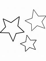 Stars sketch template