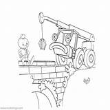 Spud Lofty Builder Bob Coloring Characters Pages Xcolorings 102k Resolution Info Type  Size Jpeg sketch template