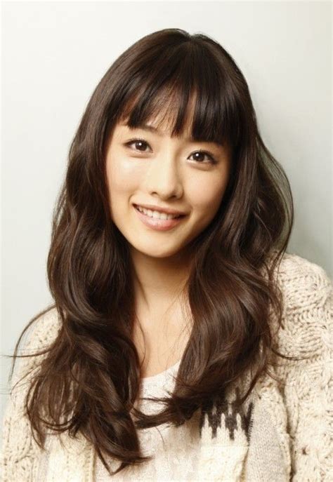 The Beautiful Satomi Ishihara With Dark Brown Hair The Best Hair
