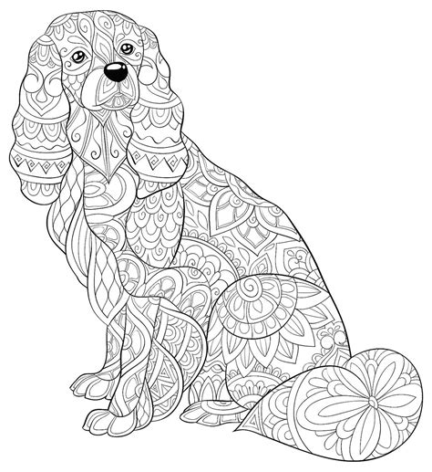 coloring pages dog printable