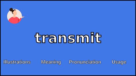transmit meaning  pronunciation youtube