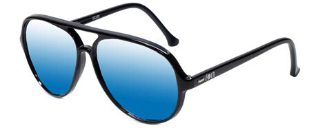 ion sc20 by bolle aviator sunglasses in black with polarized blue