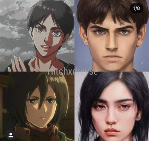 Aot Characters In Real Life Attack On Titan Amino In 2021 Aot