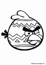 Angry Easter Coloring Birds Pages sketch template