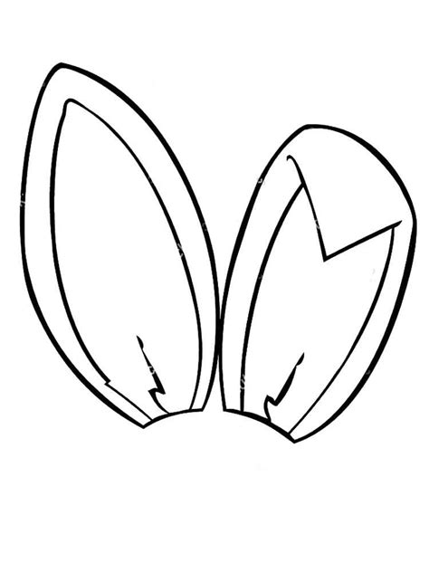 ear coloring pages    print
