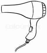 Dryer Secador Hairdryer Secadora Blower Vetor Clipper Clipartmag Ilustração Clipground Interactimages sketch template