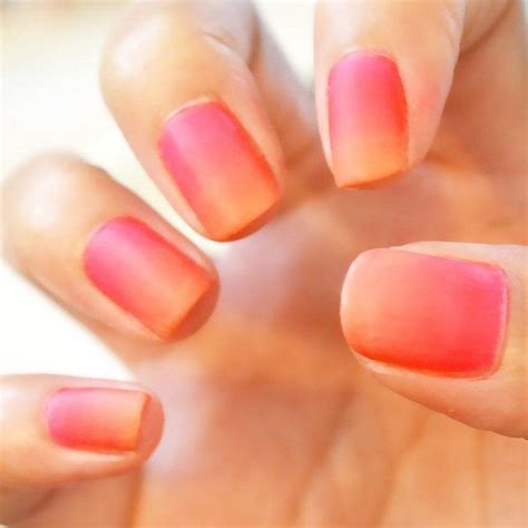 22 Beautiful Ombre Nail Art Designs Easy To Try Coral Ombre Nails