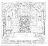 Pages Thrones Coloring Game Getcolorings Inspiration sketch template