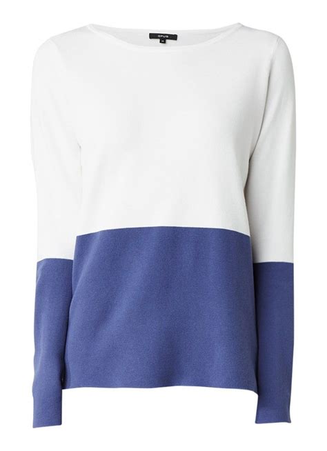 opus pam pullover colourblock beehive pullover sweaters fashion