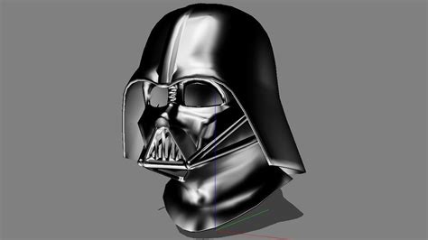 Lord Darth Vader Real And Usable Size Helmet 3d Model 3d