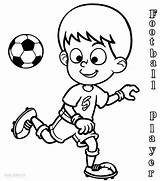Football Coloring Pages Soccer Player Playing Nfl Drawing Players Drawings Printable Neymar Kids Girl Color Print Sports Jersey Ball Clipartmag sketch template